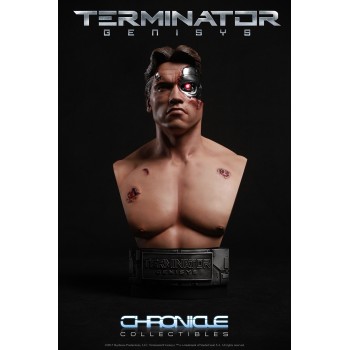 Terminator Battle Damaged T-800 1/2 scale Bust 35 cm